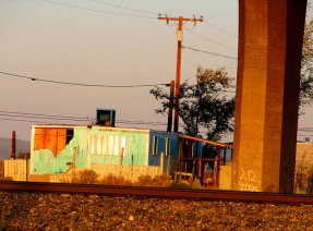 Photo of a shack.