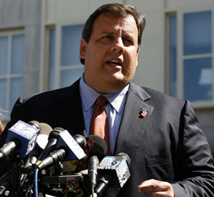 File photo of New Jersey Governor Chris Christie.