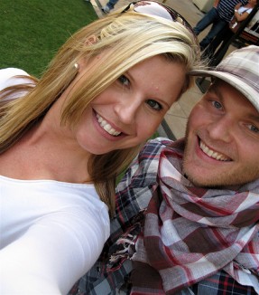 Photo of a smiling couple