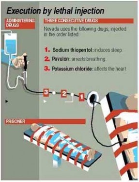Phot of how leathel injection works.