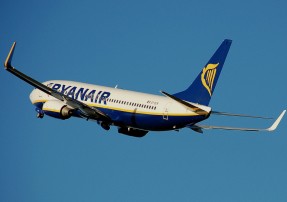 Photo of a Ryanair plane