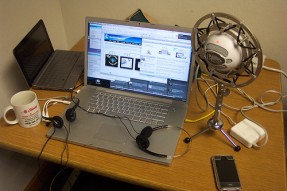 cell phone and computer