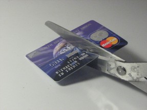 cutting credit card