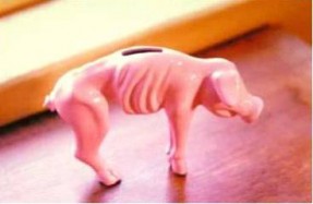skinny piggy bank