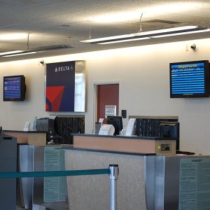 Ticket Counter A ticket counter
