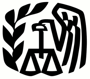 The Internal Revenue Service logo.