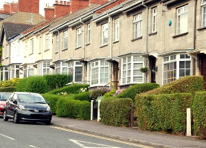 "Orlit" houses, Belfast, Ireland.