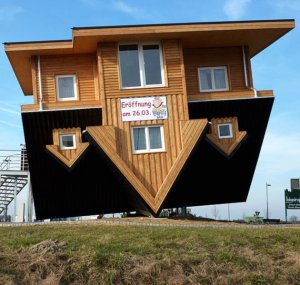 Upside down house