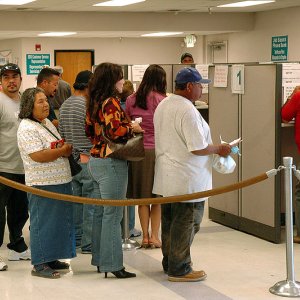 Unemployment line