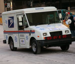 USPS Delivery truck USPS Delivery truck