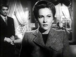 Cropped screenshot of Cary Grant and Joan Fontaine from the trailer for the film “Suspicion.”