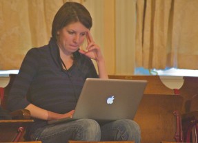 woman online