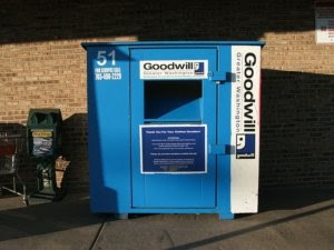Clothing donation bin Clothing donation bin