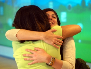 The Washington, DC Hug Tour comes through the Kaiser Permanente Center for Total Health.