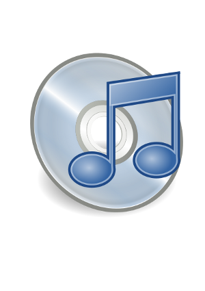 Artist's rendition of the iTunes logo.