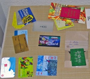 Gift cards Gift cards