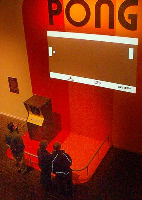 Original Pong cabinet