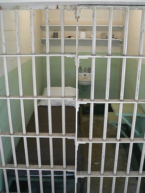 behind bars