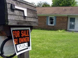 A house for sale by owner.