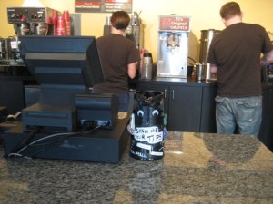 Tip jar