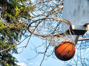 NCAA Basketball swish.